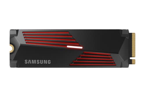 Samsung 990 PRO MZ-V9P4T0GW - SSD - encrypted - 4 TB - internal - M.2 2280 - PCIe 4.0 x4 (NVMe) - 256-bit AES - TCG Opal Encryption 2.0 - integrated heatsink — view 9
