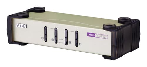 ATEN CubiQ CS84U - KVM switch - 4 x KVM port(s) - 1 local user - desktop — view 1
