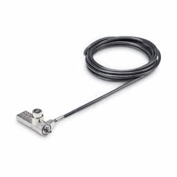 StarTech.com 10-Pack Dual-Access Laptop Lock, 6.5ft (2m) Keyed Alike and Combination Security Cable Lock for K-Slot Devices, Computer Anti-Theft Steel Cable - Security cable lock - black & silver - 2 m (pack of 10)