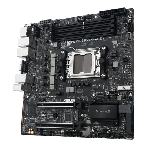 ASUS Pro WS B850M-ACE SE - motherboard - micro ATX - Socket AM5 - AMD B850 — view 9