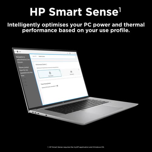HP ZBook Studio G11 Mobile Workstation - Intel Core Ultra 9 - 185H / up to 5.1 GHz - vPro - Win 11 Pro - GeForce RTX 4070 - 64 GB RAM - 2 TB SSD NVMe, TLC - 16" IPS 3840 x 2400 (WQUXGA) @ 120 Hz - Wi-Fi 7, Bluetooth - kbd: Intl English - with HP Wolf Pro Security Edition (1 year) — view 12