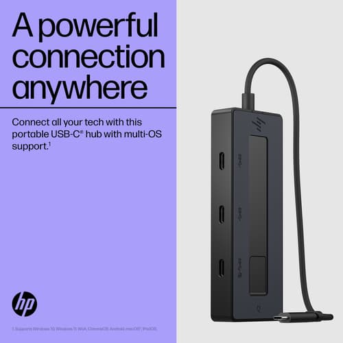 HP 4K USB-C MULTIPORT HUB — view 4