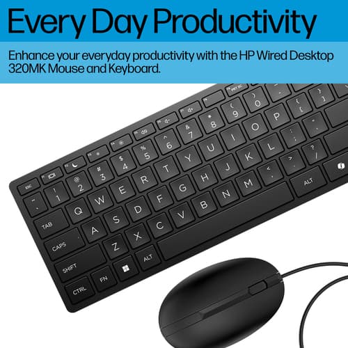 HP Wired 320MK combo United Kingdom - UK English localization — view 3