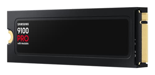 Samsung 9100 PRO MZ-VAP1T0 - SSD - encrypted - 1 TB - with heatsink - internal - M.2 2280 - PCI Express 5.0 x4 (NVMe) - 256-bit AES - TCG Opal Encryption 2.0 - black — view 6
