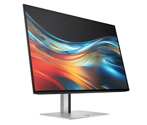 HP 724pn - Series 7 Pro - LED monitor - 24" - 1920 x 1200 WUXGA @ 100 Hz - IPS - 350 cd/m� - 1500:1 - 5 ms - HDMI, DisplayPort - black, silver — view 3