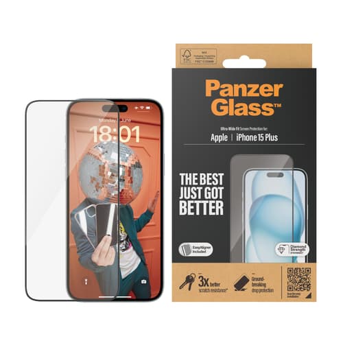 PANZERGLASS IPHONE 15 PLUS ULTRAWIDE — view 5