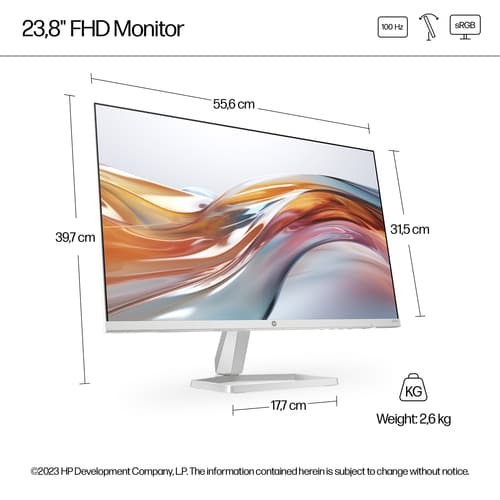 HP S5 524SW FHD WHT MNTR — view 6