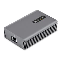 StarTech.com Thunderbolt 3 to Ethernet Adapter, 10GbE, Multi-Gigabit, Thunderbolt 3 to RJ45 Network Adapter, 10GBASE-T/5-2.5GBASE-T NIC, TB3/TB4 10G Network Adapter w/ TB3-Certified Cable, TB3 10GbE, Win/Mac (TB310G2) - Network adapter - Thunderbolt 3 - 1/2.5/5/10GBase-T x 1 - space grey