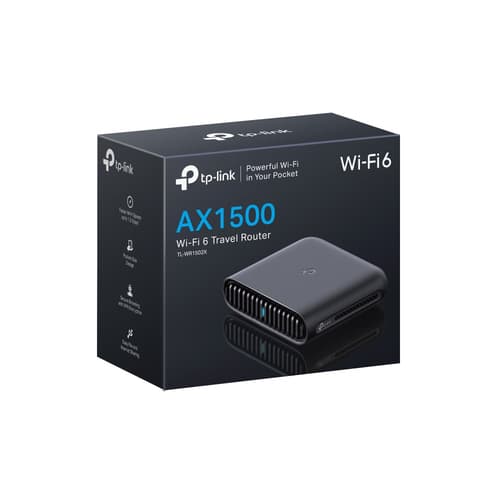 TP-Link TL-WR1502X V1 - wireless router - Wi-Fi 6 - desktop — view 9