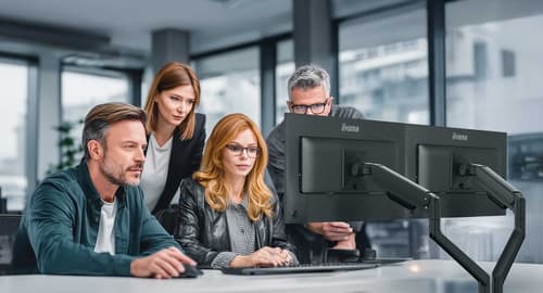 DS4002C-B1 Dual Gas Spring Desk Mount wi — view 8