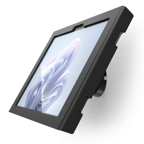 Compulocks Surface Pro 8-11 Apex Enclosure Tilting Wall Mount - Mounting kit (enclosure) - exposed front/back camera and sensors - for tablet - tilting - lockable - aluminium, metal frame - black - screen size: 13" - wall-mountable