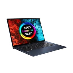ASUS ZenBook 14 OLED UX3402VA-KM763W - 180-degree hinge design - Intel Core i7 - 13700H / up to 5 GHz - Win 11 Home - Intel Iris Xe Graphics - 16 GB RAM - 1 TB SSD NVMe - 14" OLED 2880 x 1800 (2.8K) @ 90 Hz - Wi-Fi 6E, Bluetooth - ponder blue