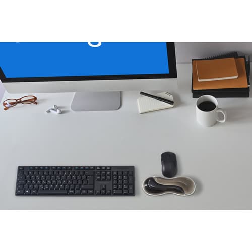 SLIM DUO GEL MOUSE WRIST REST - GRAY — view 4