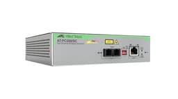 Allied Telesis AT PC200/SC - Fibre media converter - 100Mb LAN - 10Base-T, 100Base-FX, 100Base-TX, 100Base-SC - SC / RJ-45 - 1310 nm - TAA Compliant