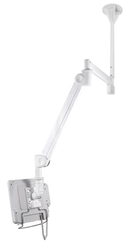 Neomounts FPMA-HAC100 - Bracket - full-motion - for LCD display - medical - white - screen size: 10"-24" - ceiling mountable — view 3