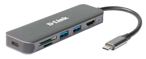 D-Link DUB-2327 - Docking station - USB-C / Thunderbolt 3 - HDMI