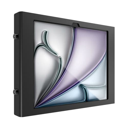 Compulocks iPad Air M2 & M3 13", Apex Secured Enclosure Wall Mount - Black - Enclosure - for tablet - glass mount, space - lockable - high-grade aluminium - black - screen size: 13" - mounting interface: 100 x 100 mm - wall-mountable - for Apple 13-inch iPad Air (M2)