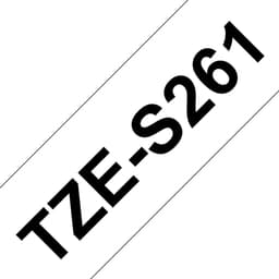 Brother TZe-S261 - Extra strength adhesive - black on white - Roll (3.6 cm x 8 m) 1 cassette(s) laminated tape - for P-Touch PT-3600, 9200, 9500, 9600, 9700, 9800, D800, P900, P950, P-Touch Cube PT-P910