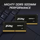 Kingston FURY Impact - DDR5 - kit - 64 GB: 2 x 32 GB - SO-DIMM 262-pin