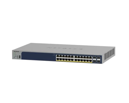 NETGEAR Smart GS752TPP - V3 - switch - L3 Lite - smart - 48 x 10/100/1000 (PoE+) + 4 x Gigabit SFP - rack-mountable - PoE+ (760 W)