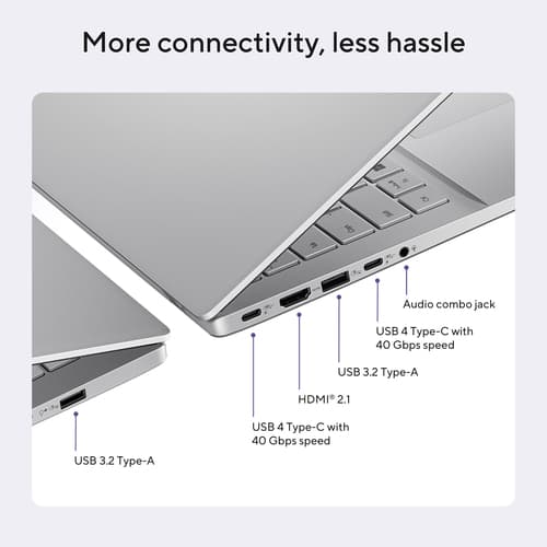 ASUS Vivobook S 16 S3607QA-PL004W - Snapdragon X - X1-26-100 / up to 2.9 GHz - Win 11 Home - Qualcomm Adreno - 16 GB RAM - 512 GB SSD NVMe - 16" 1920 x 1200 @ 144 Hz - Wi-Fi 6E, Bluetooth - cool silver — view 11