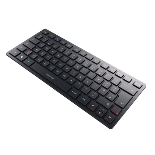 CHERRY KW 9200 MINI - Keyboard - wireless - 2.4 GHz, Bluetooth 5.0 - QWERTY - UK - key switch: CHERRY SX - black