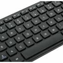 Targus - Keyboard - multi-device - compact - antimicrobial - wireless - Bluetooth 5.1 - QWERTY - Spanish - black thumbnail 6
