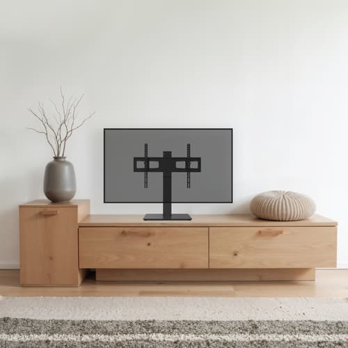 TV STAND SWIVEL 191CM 40KG BLACK — view 3