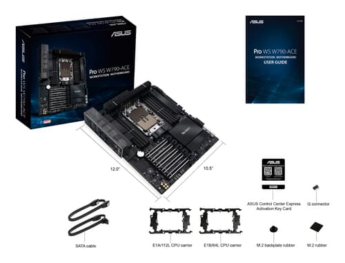 ASUS PRO WS W790-ACE Intel W790 LGA 4677 (Socket E) SSI CEB — view 16