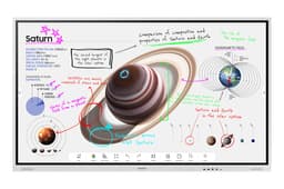 Samsung Flip Pro WM75B - 75" Diagonal Class WMB Series LED-backlit LCD display - interactive - with touchscreen (multi touch) - Tizen OS - 4K UHD (2160p) 3840 x 2160 - light grey