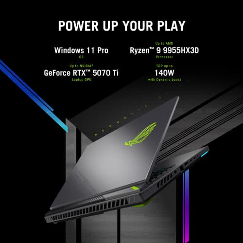 ASUS ROG Strix G16 G614PR-RV003W - 16" - AMD Ryzen 9 - 8940HX - 32 GB RAM - 1 TB SSD — view 13