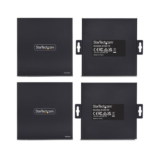 StarTech.com HDMI KVM Extender Over IP Network, 4K 60Hz, Driverless - Transmitter and receiver Kit - video/audio/USB extender - HDMI — view 6