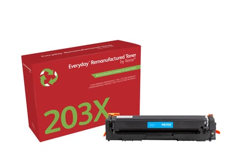 Xerox - Cyan - compatible - toner cartridge (alternative for: HP CF541X) - for HP Color LaserJet Pro M254nw, MFP M280nw, MFP M281fdn — view 1