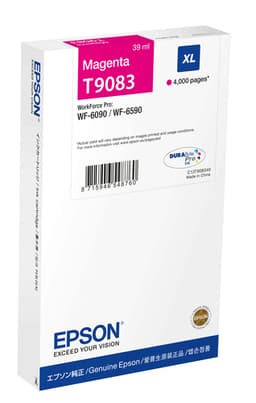 Epson Ink Cartridges, DURABrite" Pro, T9083, Singlepack, 1 x 39.0 ml Magenta, XL