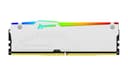 Kingston FURY Beast RGB - DDR5 - module - 16 GB - DIMM 288-pin - 6400 MHz / PC5-51200 - CL32 - 1.4 V - unbuffered - on-die ECC - white thumbnail 3