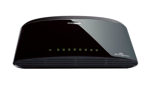 D-Link DES 1008D - Switch - unmanaged - 8 x 10/100 - desktop