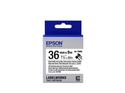 Epson LabelWorks LK-7WBC - Black on white - Roll (3.6 cm x 9 m) 1 roll(s) cable wrap - for LabelWorks LW-1000P, LW-900P, LW-Z900FK