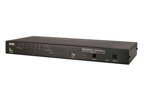 ATEN Master View max CS-1708A - KVM switch - 8 x KVM port(s) - 1 local user - desktop