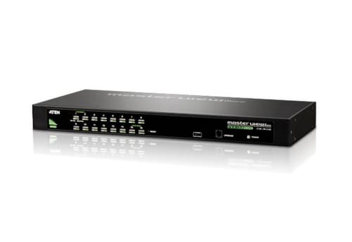 ATEN CS1316 - KVM / USB switch - 16 x KVM / USB - 1 local user - desktop — view 1