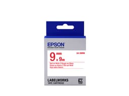 Epson LabelWorks LK-3WRN - Red on white - Roll (0.9 cm x 9 m) 1 roll(s) label tape - for LabelWorks LW-1000, 300, 400, 600, 700, 900, K400, Z700, Z710, Z900