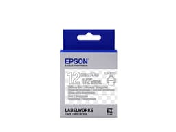Epson LabelWorks LK-4TWN - White on transparent - Roll (1.2 cm x 2.9 m) 1 roll(s) label tape - for LabelWorks LW-1000, 300, 400, 600, 700, 900, K400, Z700, Z710, Z900