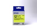 Epson LabelWorks LK-4YBF - Black on yellow - Roll (1.2 cm x 2.9 m) 1 roll(s) label tape - for LabelWorks LW-1000, LW-300, LW-400, LW-600, LW-700, LW-900, LW-K400, LW-Z700, LW-Z900 thumbnail 2