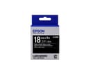 Epson LabelWorks LK-5BWV - White on black - Roll (1.8 cm x 9 m) 1 roll(s) label tape - for LabelWorks LW-1000, LW-400, LW-600, LW-700, LW-900, LW-K400, LW-Z700, LW-Z710, LW-Z900 thumbnail 1
