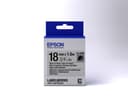 Epson LabelWorks LK-5SBR - Black on silver - Roll (1.8 cm x 1.5 m) 1 roll(s) label tape - for LabelWorks LW-1000, LW-400, LW-600, LW-700, LW-900, LW-K400, LW-Z700, LW-Z710, LW-Z900 thumbnail 2
