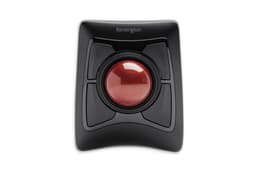 Kensington Expert Mouse Wireless Trackball - Trackball - right and left-handed - optical - 4 buttons - wireless - 2.4 GHz, Bluetooth 5.0 LE - Bluetooth USB adapter - black