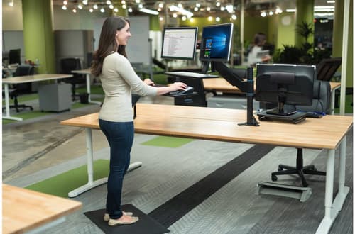 SIT STAND WORKSTATION DUAL ARM — view 6