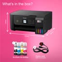 Epson EcoTank ET-2870 - Multifunction printer - colour - ink-jet - ITS - A4 (media) - up to 10 ppm (printing) - 100 sheets - Wi-Fi, USB - black thumbnail 1