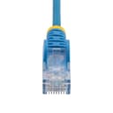 StarTech.com - Patch cable - RJ-45 (M) to RJ-45 (M) - 3.6 mm - UTP - CAT 5/5e/6 - IEEE 802.3bt - halogen-free, snagless, straight - blue thumbnail 4