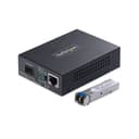 StarTech.com - Fibre media converter - 1GbE - over fibre optic - 1000Base-T, 1000Base-LX, 10Base-T, 100Base-TX - LC Duplex single-mode / RJ-45 - up to 40 km - 1310 nm - TAA Compliant thumbnail 1
