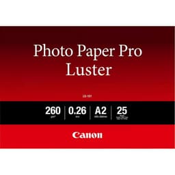 Canon Photo Paper Pro Luster LU-101 - Luster - 260 micron - A2 (420 x 594 mm) - 260 g/m� - 25 sheet(s) photo paper